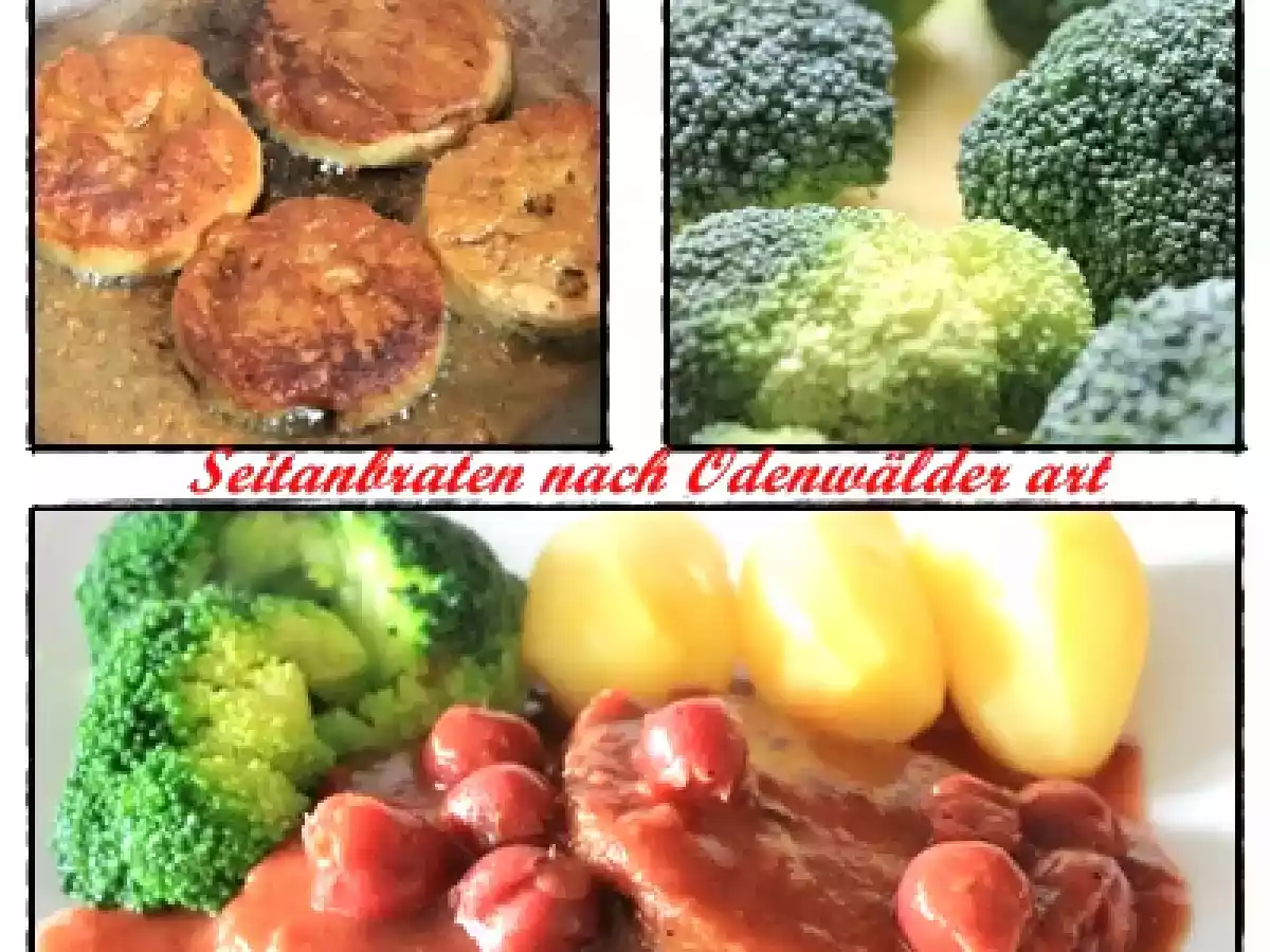 Seitanbraten nach Odenwälder Art