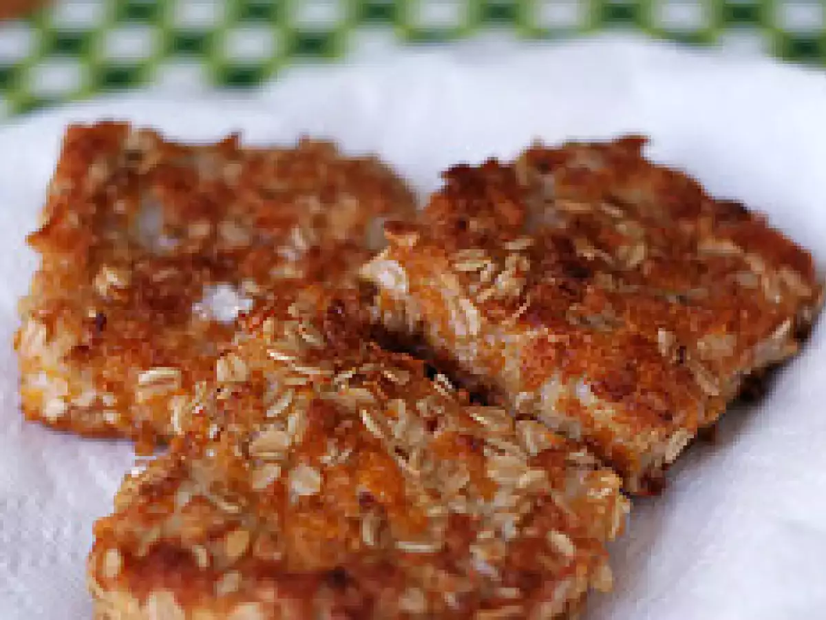 Selbst gemachte fischstäbchen