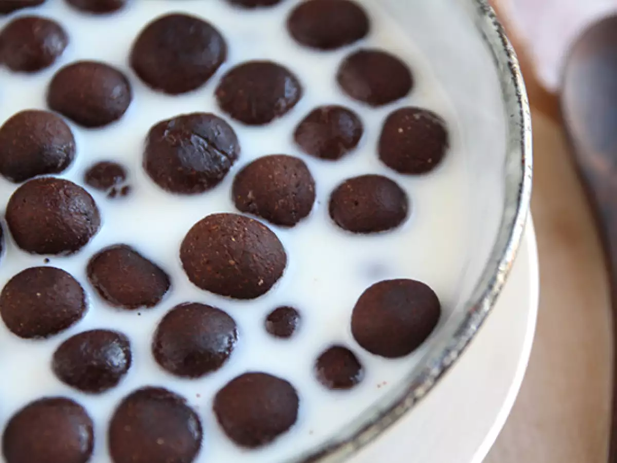 Selbstgemachte Schoko-Cerealien-Kugeln wie Nesquik - foto 4