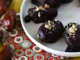 Selbstgemachte Snickers: Datteln, Erdnüsse und Schokolade – gesunder Snack ohne Zuckerzusatz, foto 1