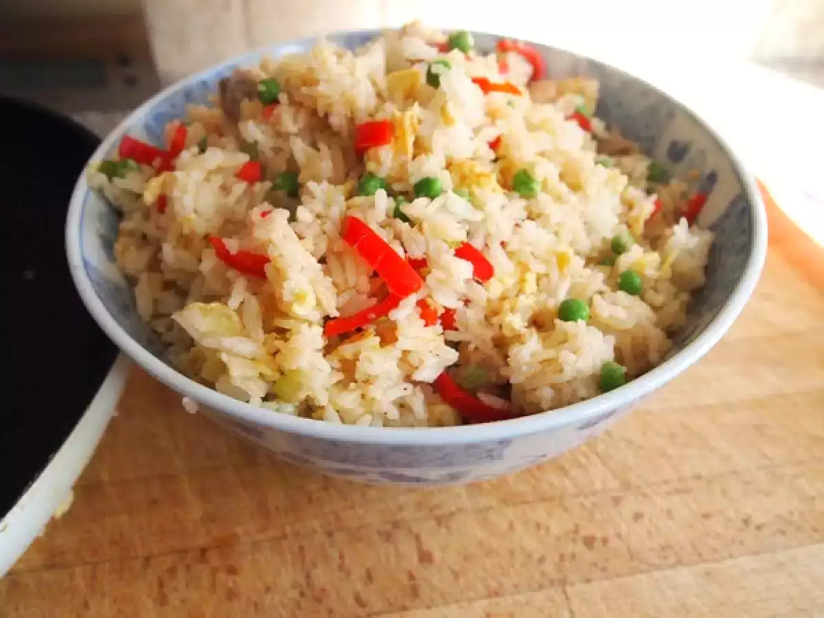 Sesame Chicken Wings mit Egg Fried Rice -