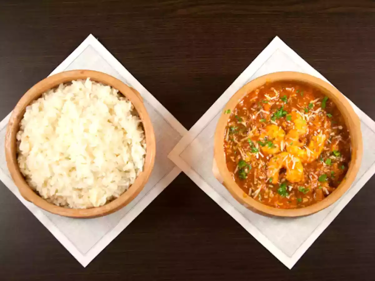 Shrimps in Tomatensauce