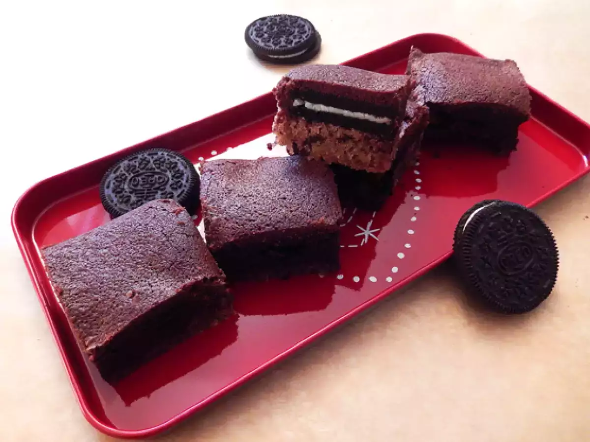 Slutty Oreo Brownies
