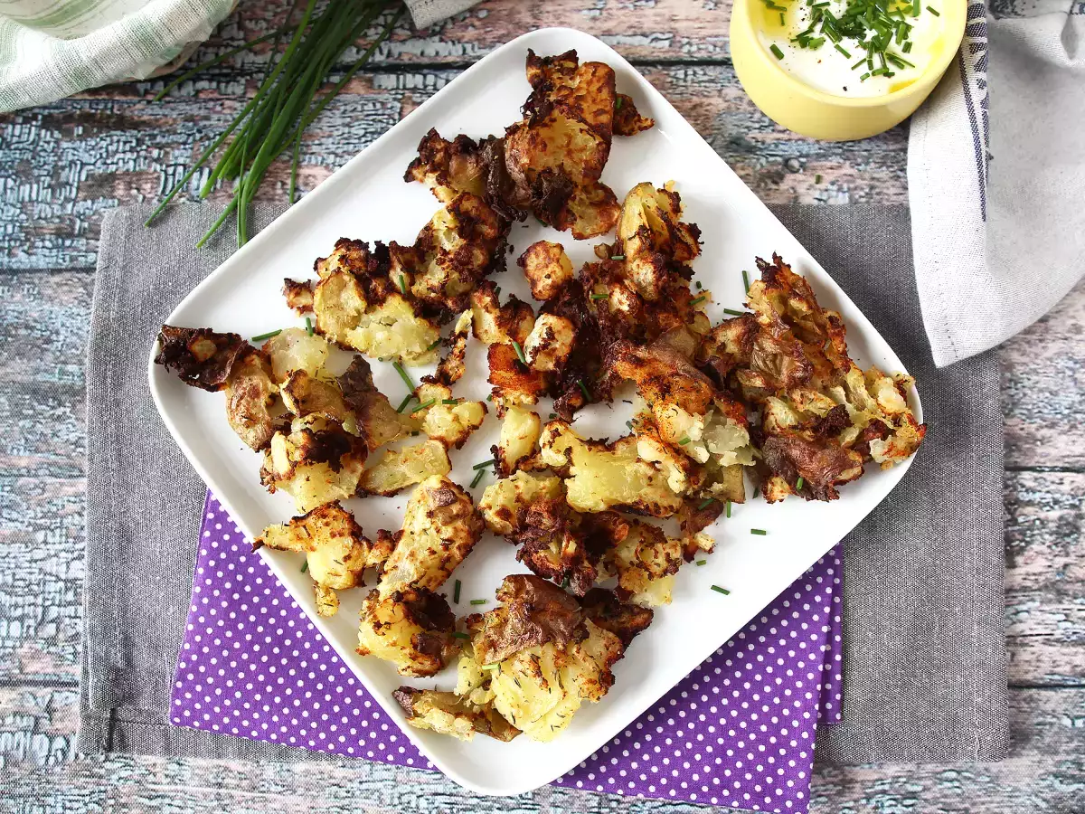 Smashed Potatoes aus dem Airfryer – die ultraknusprige Beilage! - foto 2