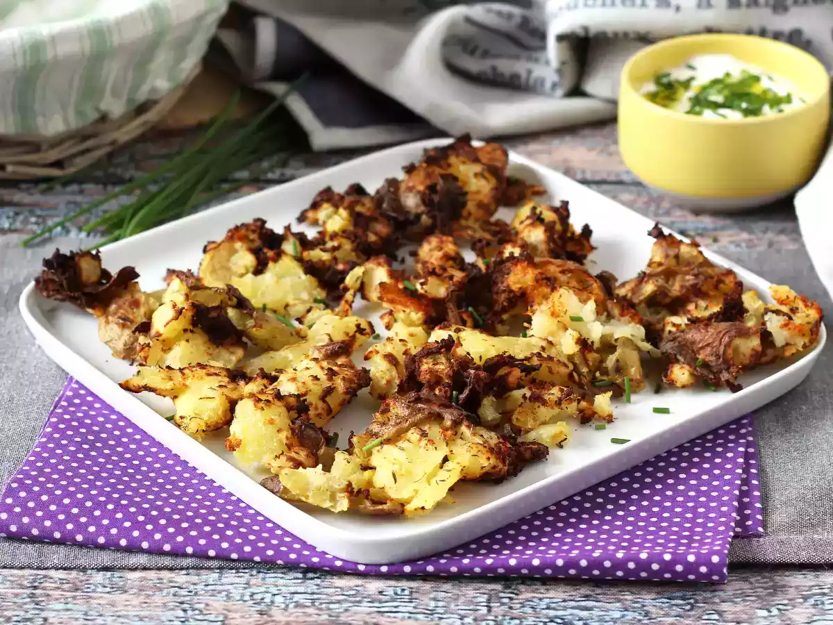 Smashed Potatoes mit Air Fryer, die ultraknusprige Beilage! - foto 3