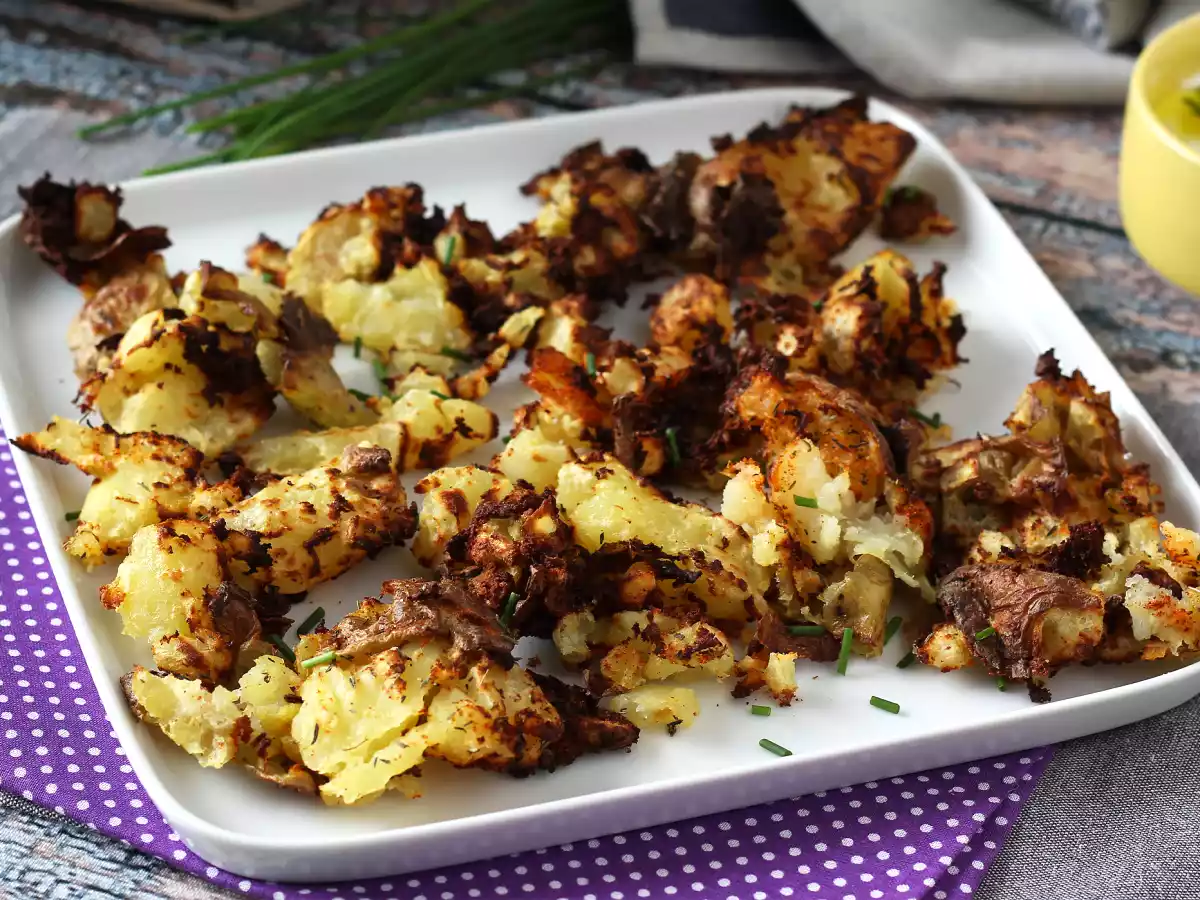 Smashed Potatoes mit Air Fryer, die ultraknusprige Beilage! - foto 5