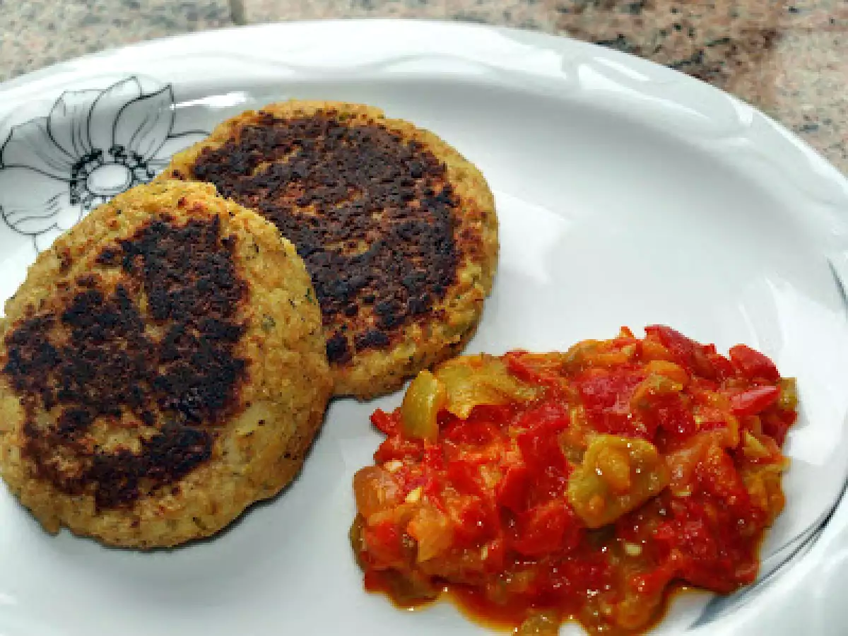 Sojalaibchen (Gemüse-Bratlinge)