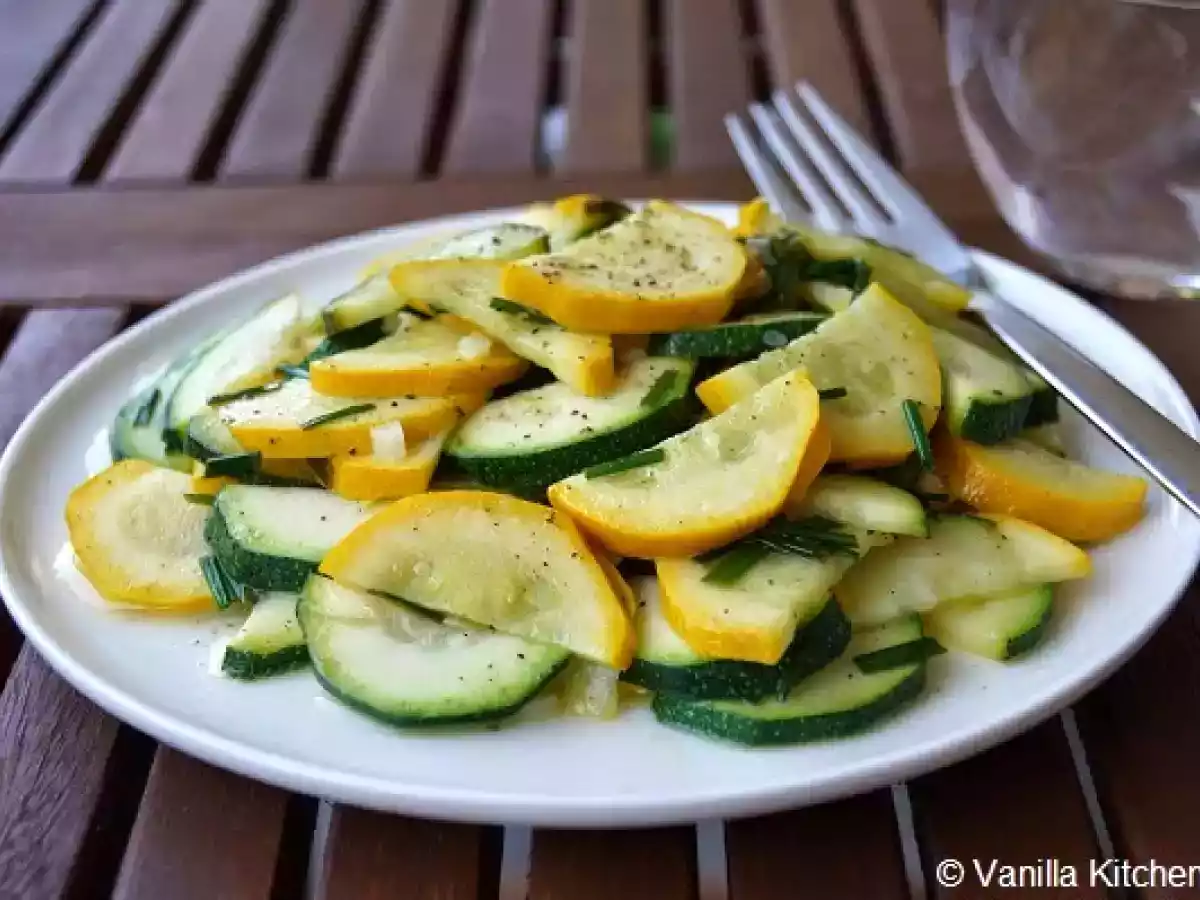 Sommergeschmack: bunte Zucchini