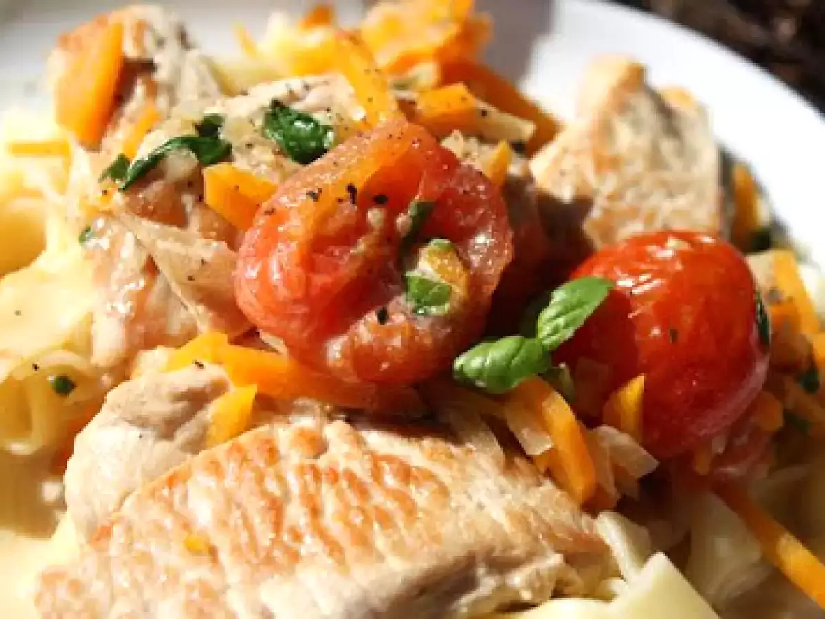 Sommerliche Tagliatelle