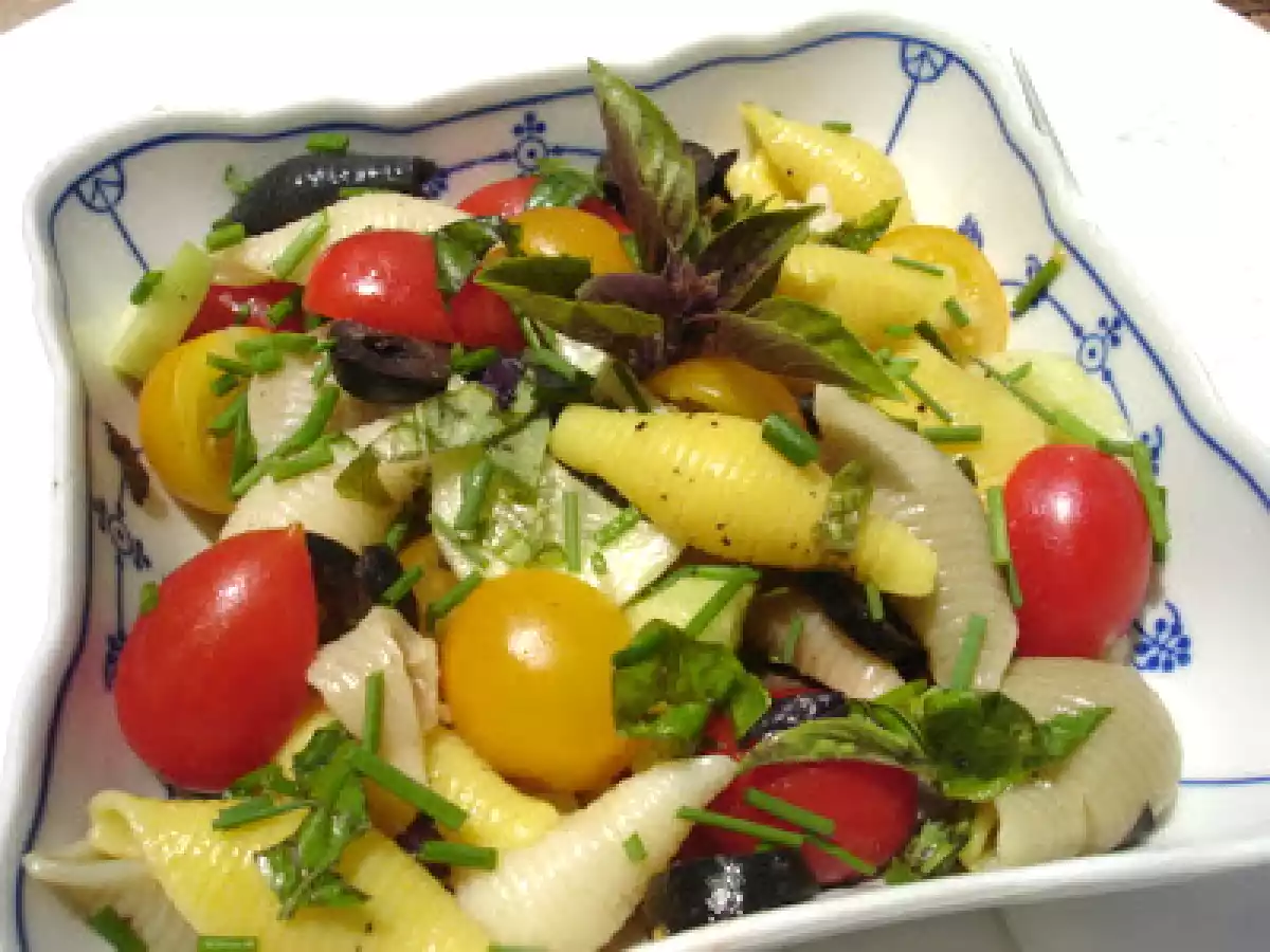 Sommerlicher Nudelsalat