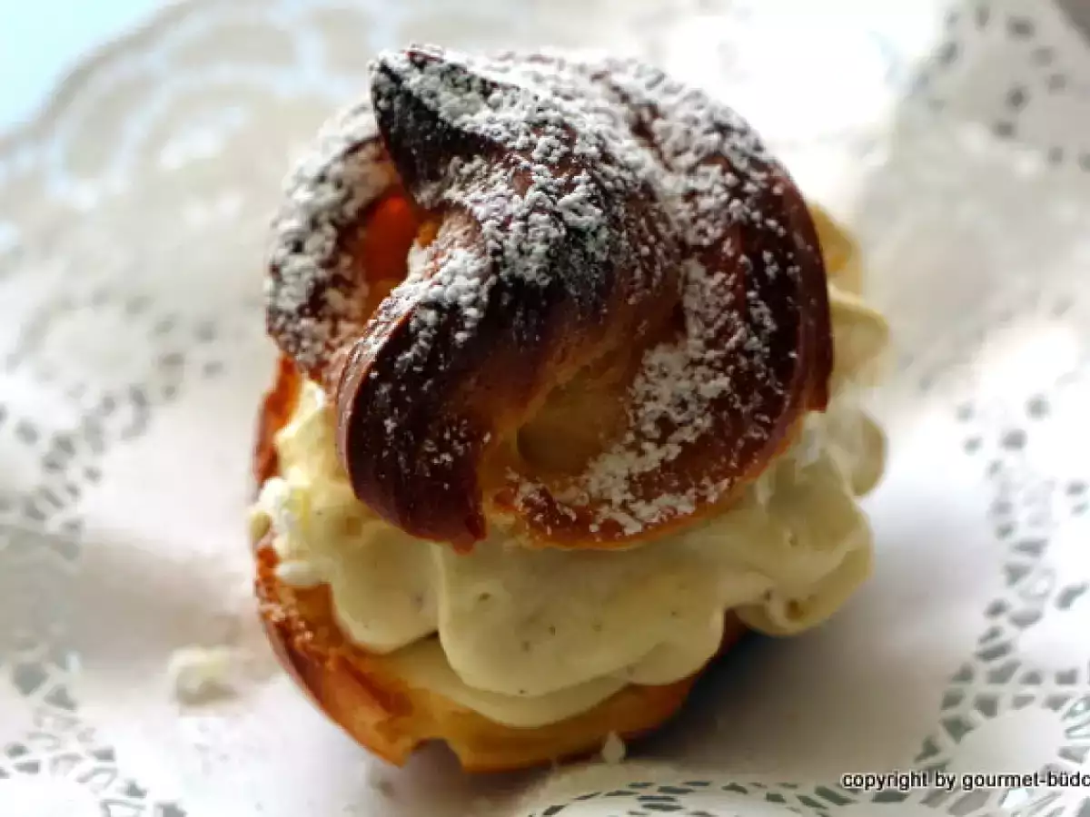 Sommersturm oder Windbeutel mit Limocellocreme...