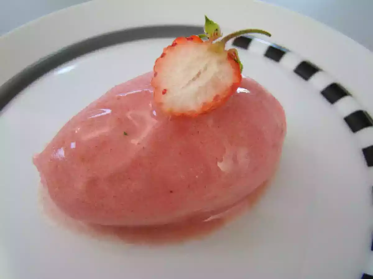 Sorbet von der Weissen Ananas