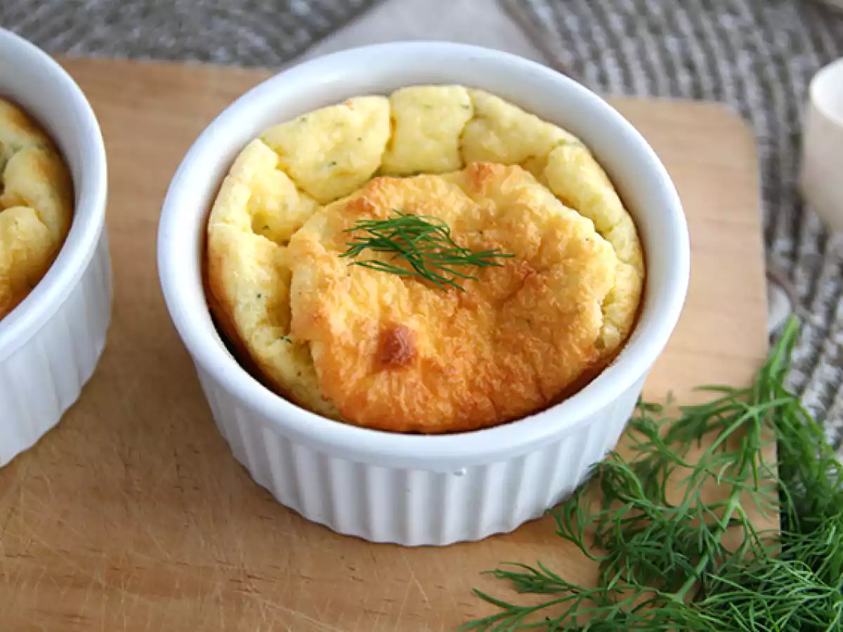 Soufflés mit geräuchertem Lachs und Frischkäse - foto 4