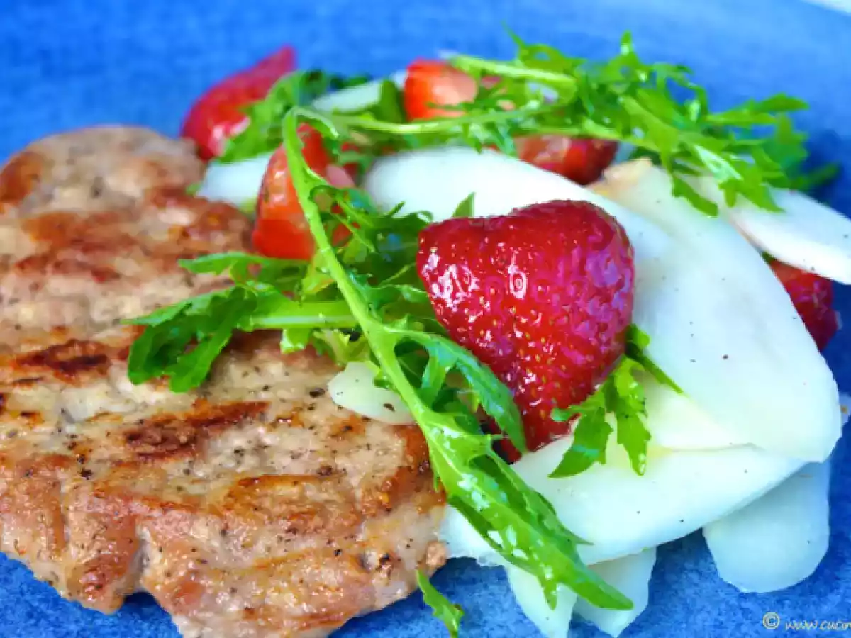 Spargel-Erdbeer-Salat