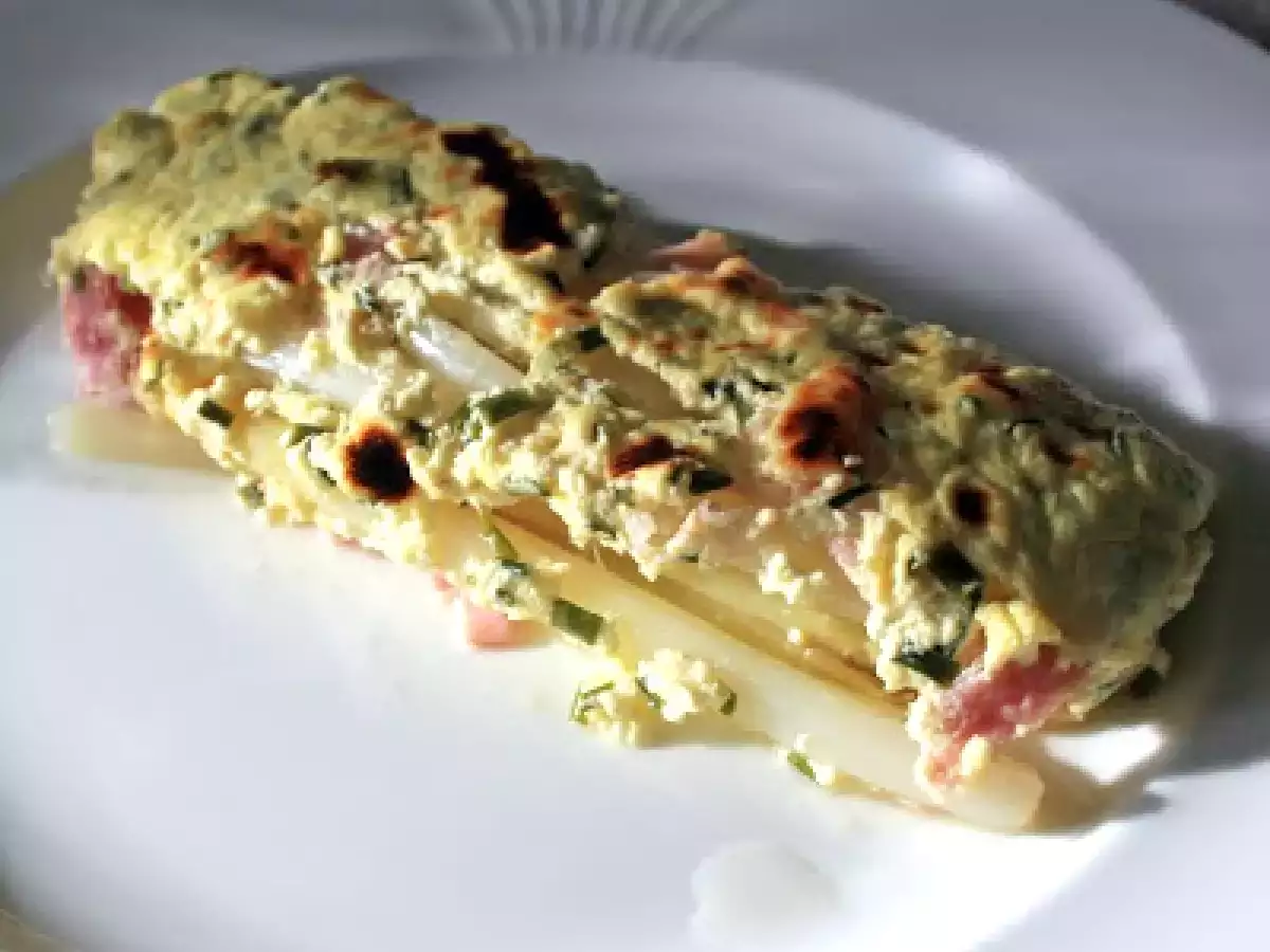 Spargelgratin