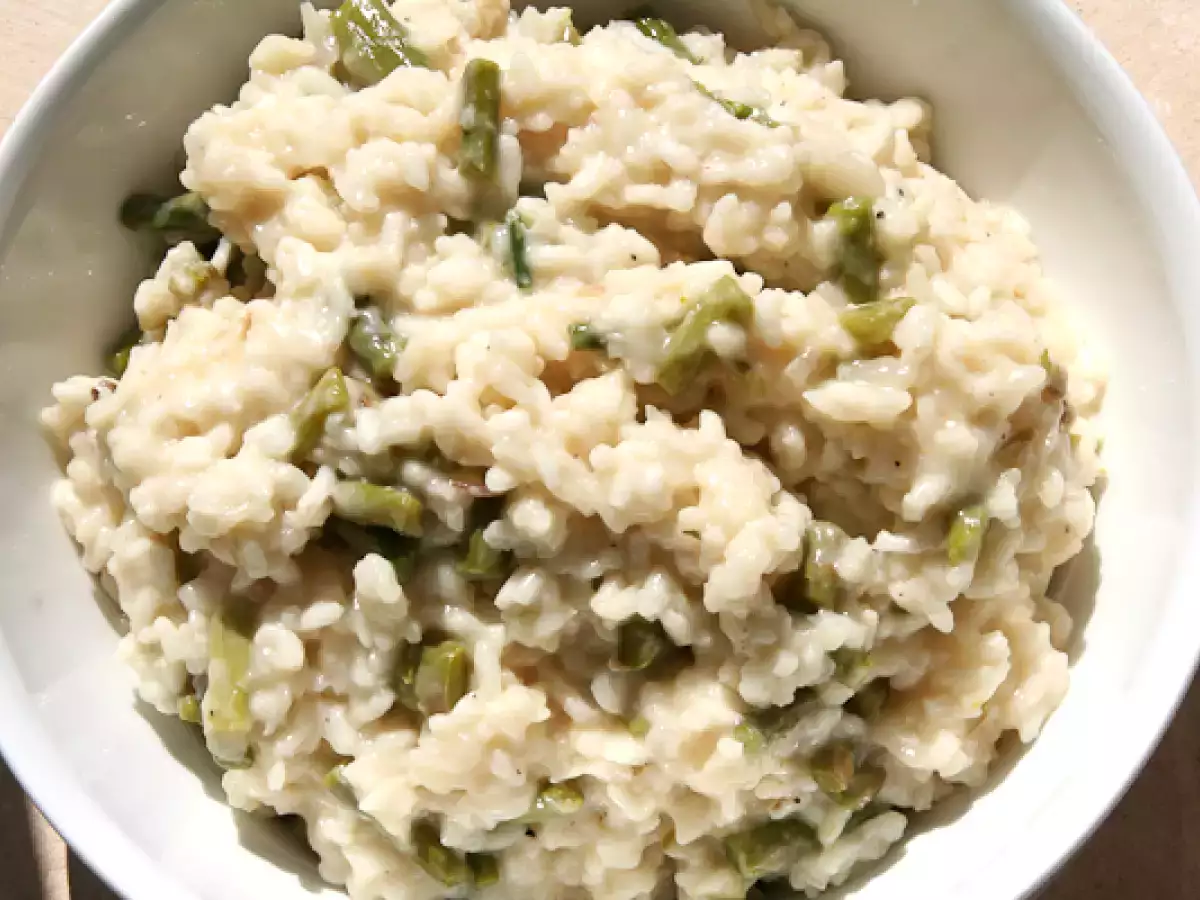 Spargelrisotto
