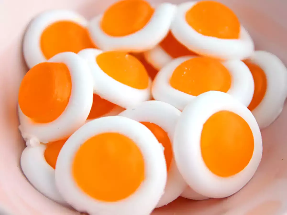 Spiegelei-Bonbons (einfaches Rezept, Schritt für Schritt erklärt) - foto 2