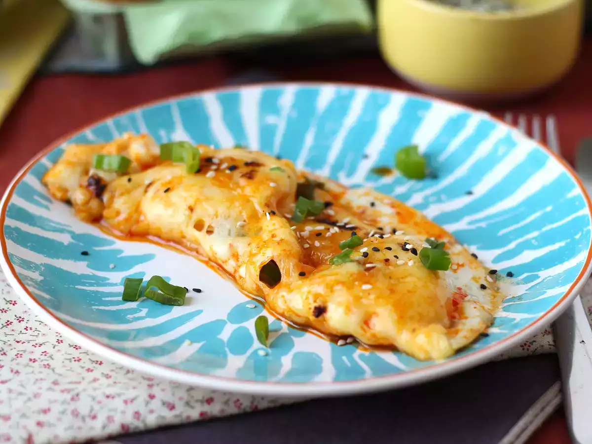 Spiegeleier mit Honig und Mozzarella, das süße, salzige und pikante Express-Frühstück! - foto 3