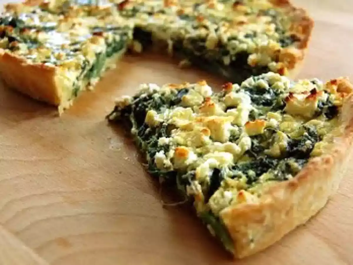 Spinat-Feta-Quiche