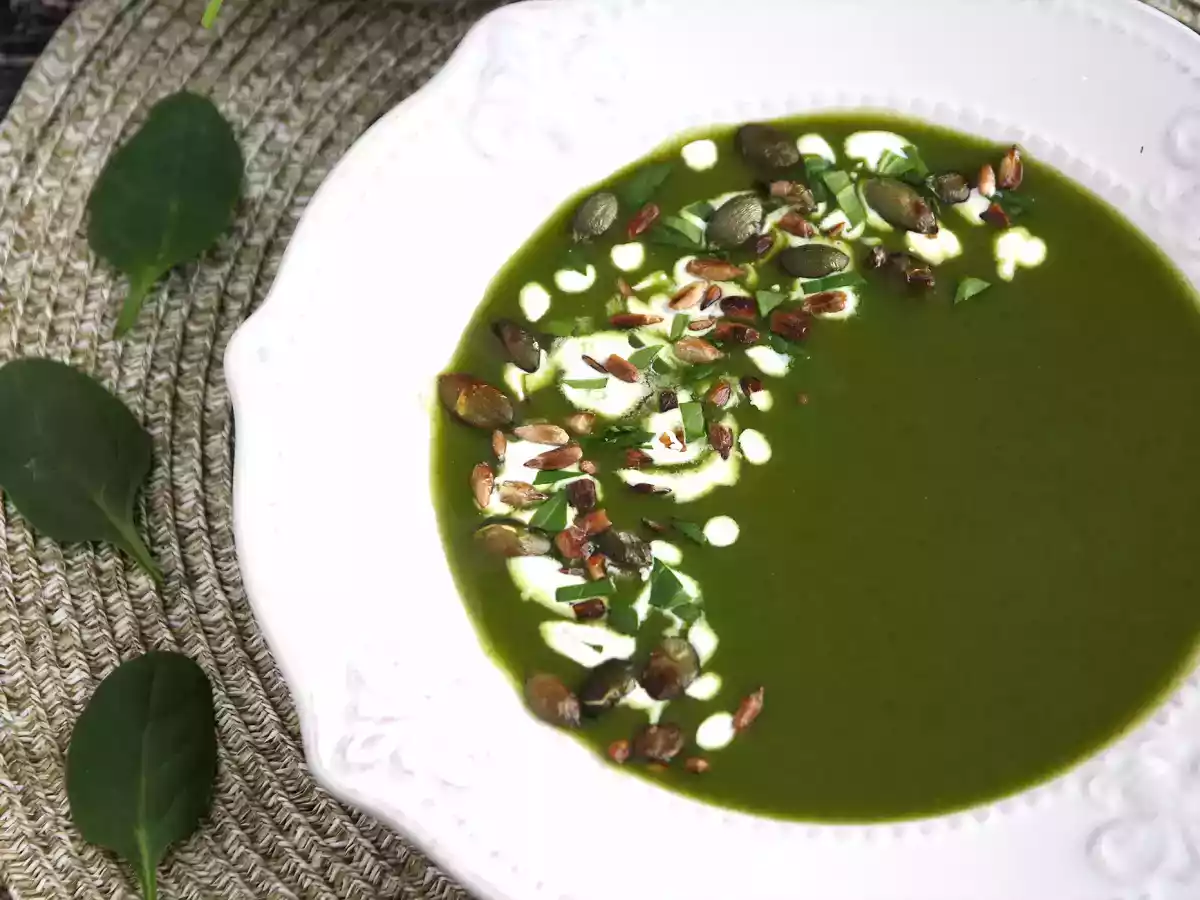 Spinatsuppe, der Trick, damit jeder Gemüse isst! - foto 3