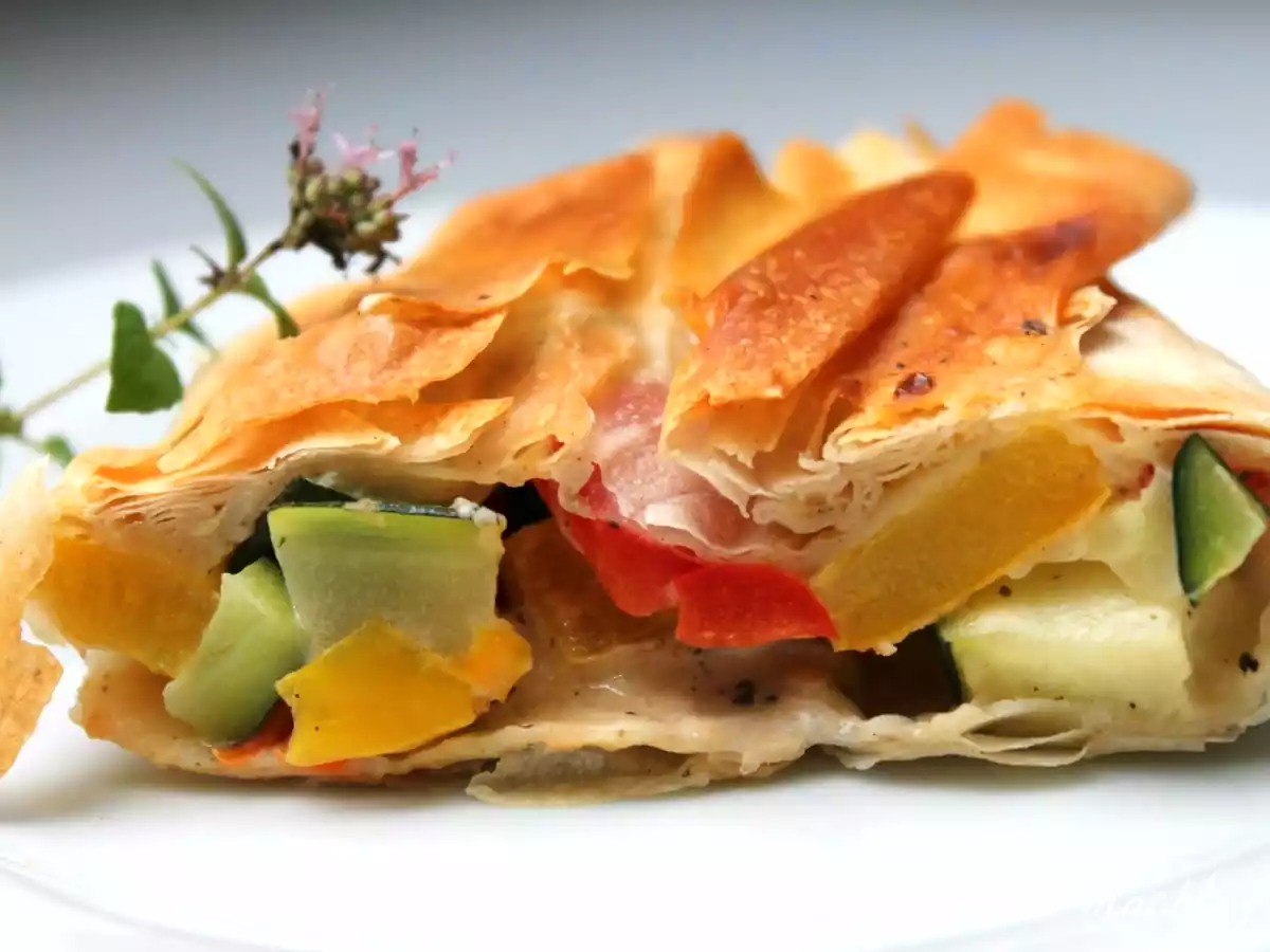 Strudel muss nicht immer süß sein: Gemüsestrudel