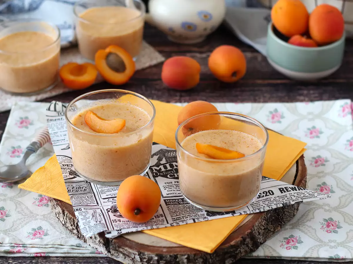 Super einfache Aprikosenmousse ohne Backen und mit wenigen Zutaten! - foto 2