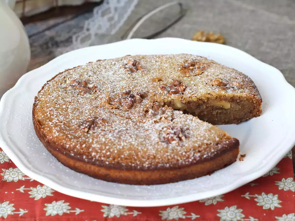Superleichter Nusskuchen mit nur 4 Zutaten - foto 3