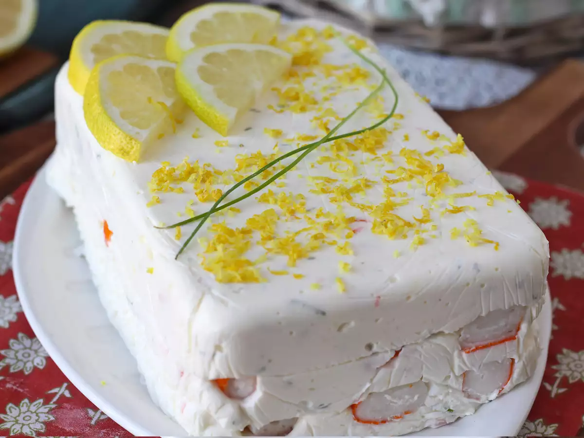 Surimi-Terrine: einfach, kalt und ohne Kochen - foto 5