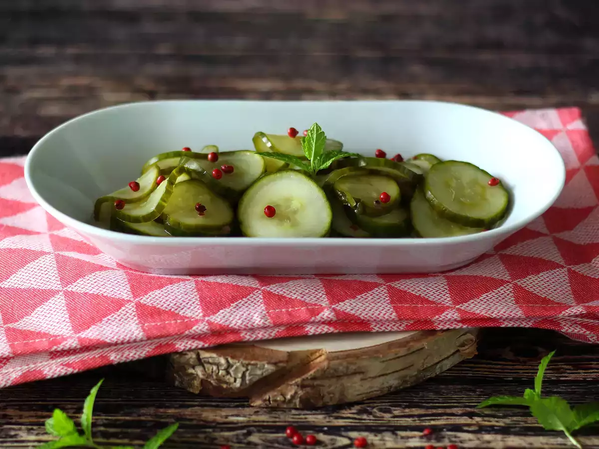 Süß-saure Gurken: eine schnelle und schmackhafte Beilage für den Sommer! - foto 4