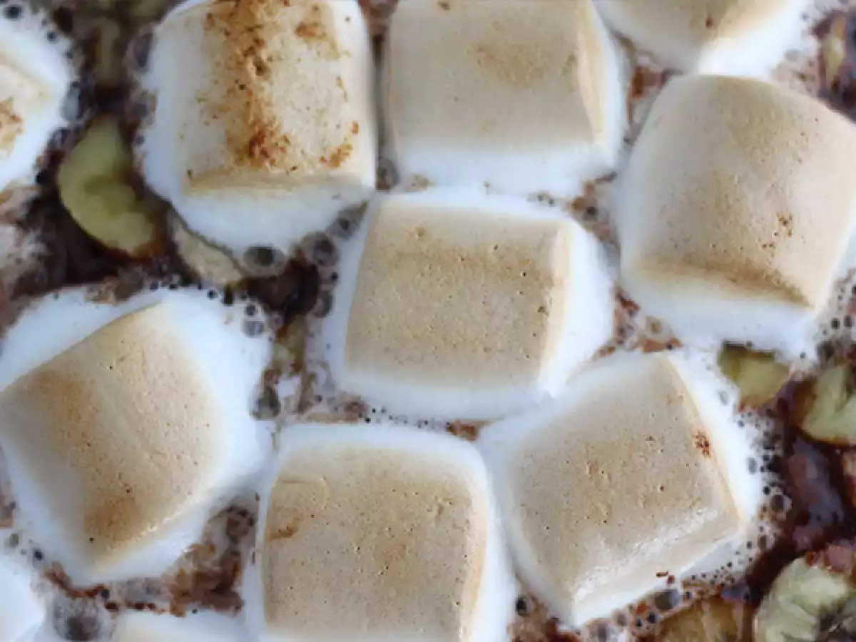 Süße Bananen-Schokoladen-Pizza - foto 2