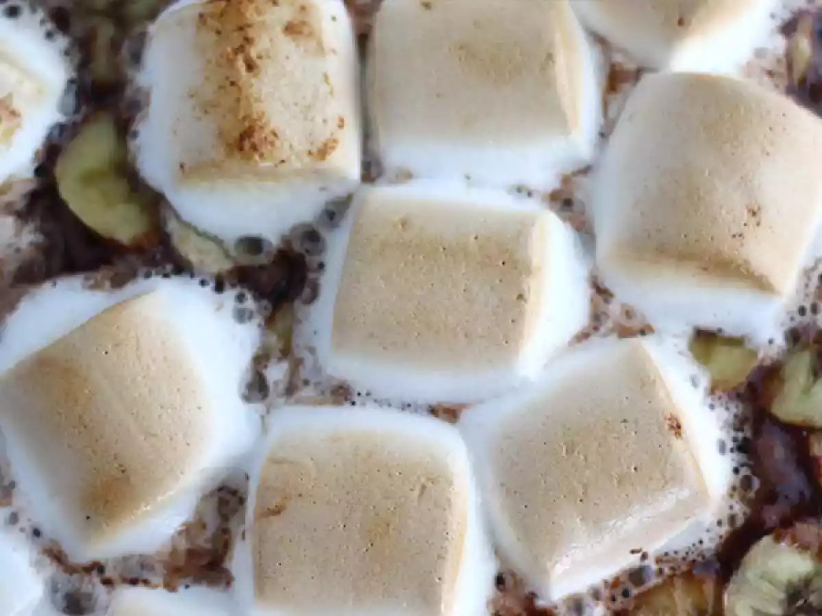 Süße Pizza Banane-Schokolade - foto 2