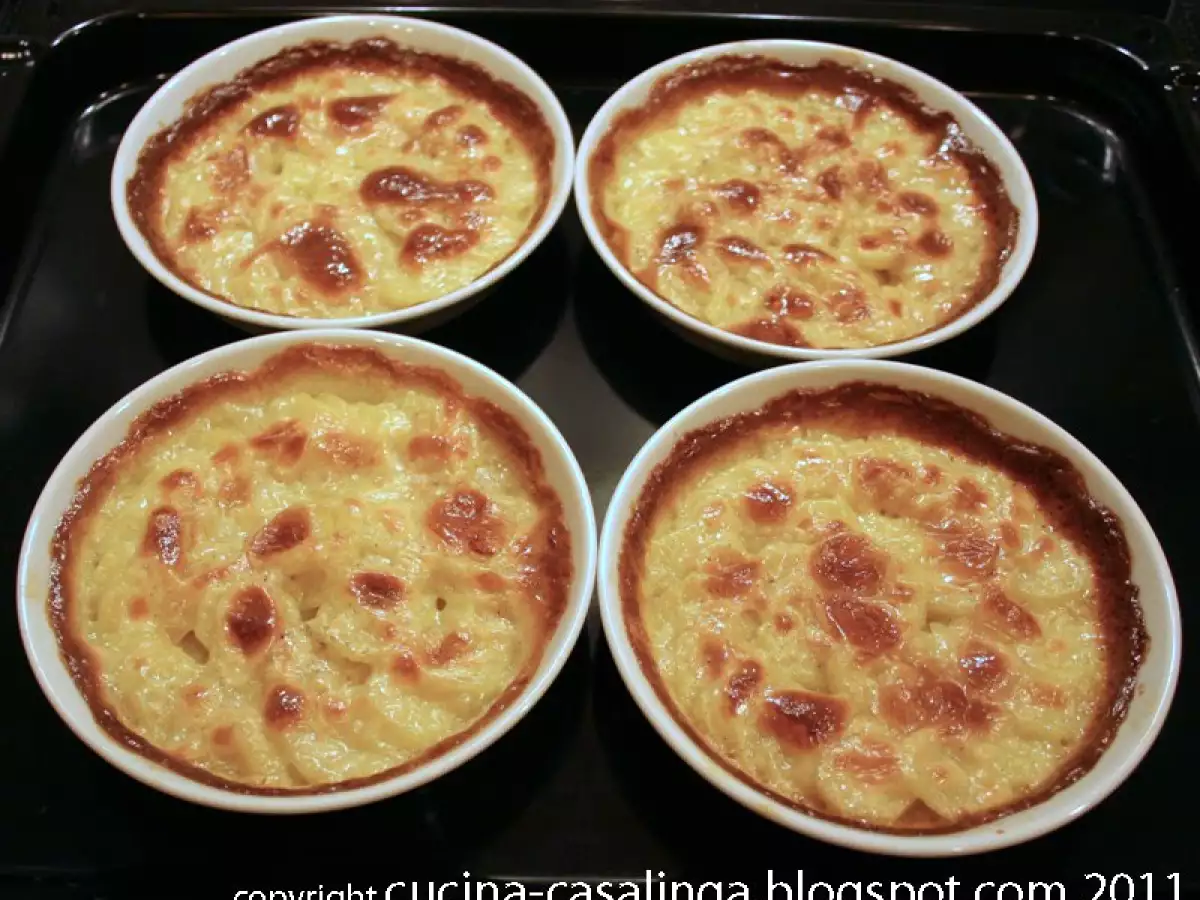 Süßes Kartoffelgratin