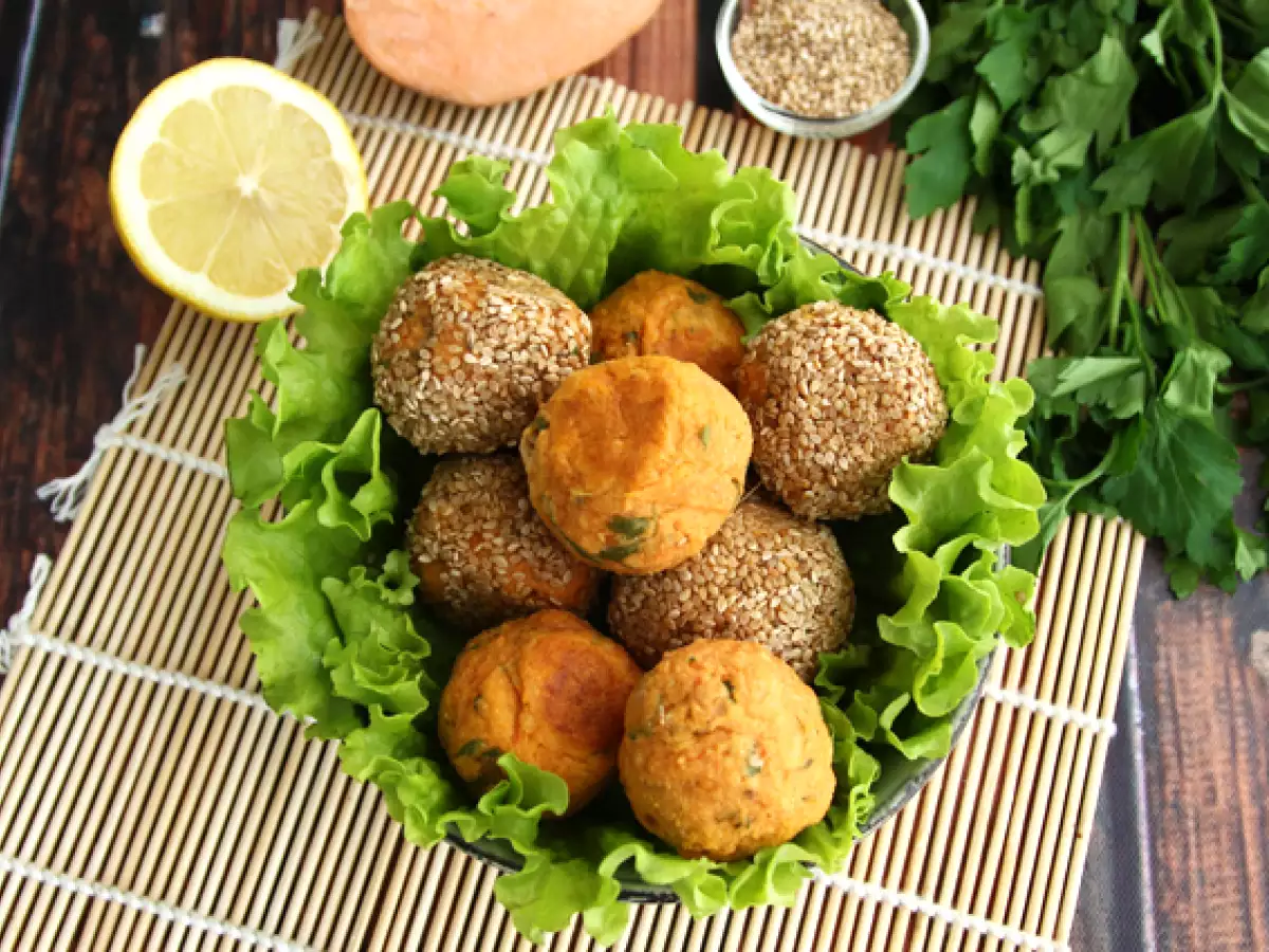 Süßkartoffel-Falafel