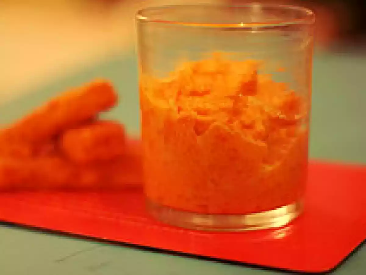 Süßkartoffel-karottenpüree mit curry & limette