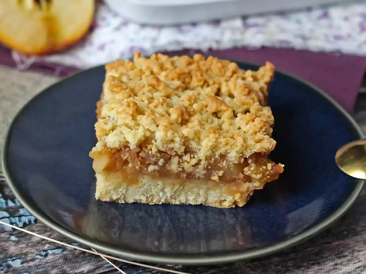 Szarlotka : polnischer Apfelkuchen mit knusprigen Streuseln - foto 7