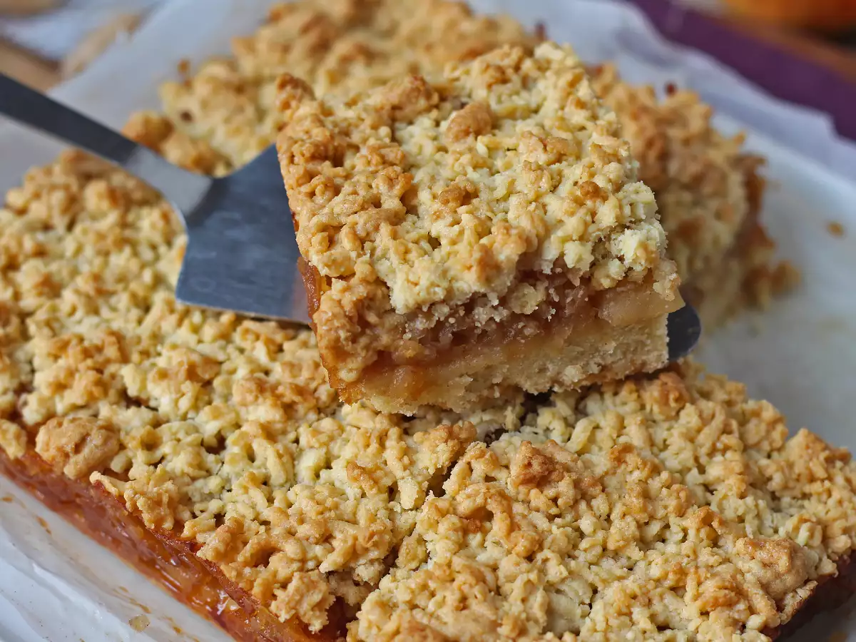 Szarlotka : polnischer Apfelkuchen mit knusprigen Streuseln - foto 8