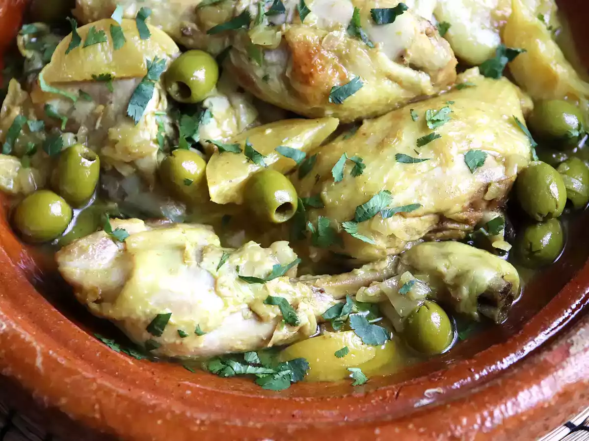 Tajine mit Hühnchen, Zitrone und Oliven (hypereinfach zu machen!) - foto 2