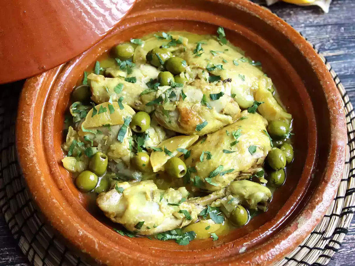 Tajine mit Hühnchen, Zitrone und Oliven (hypereinfach zu machen!) - foto 3