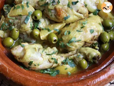 Tajine mit Hühnchen, Zitrone und Oliven (hypereinfach zu machen!) - foto 2