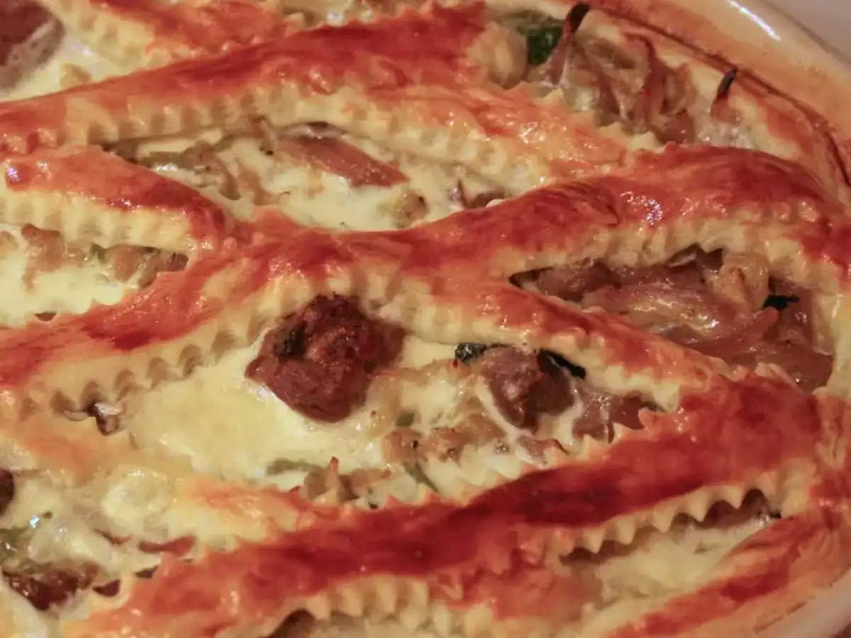 Tarte à la viande d'agneau et au chou