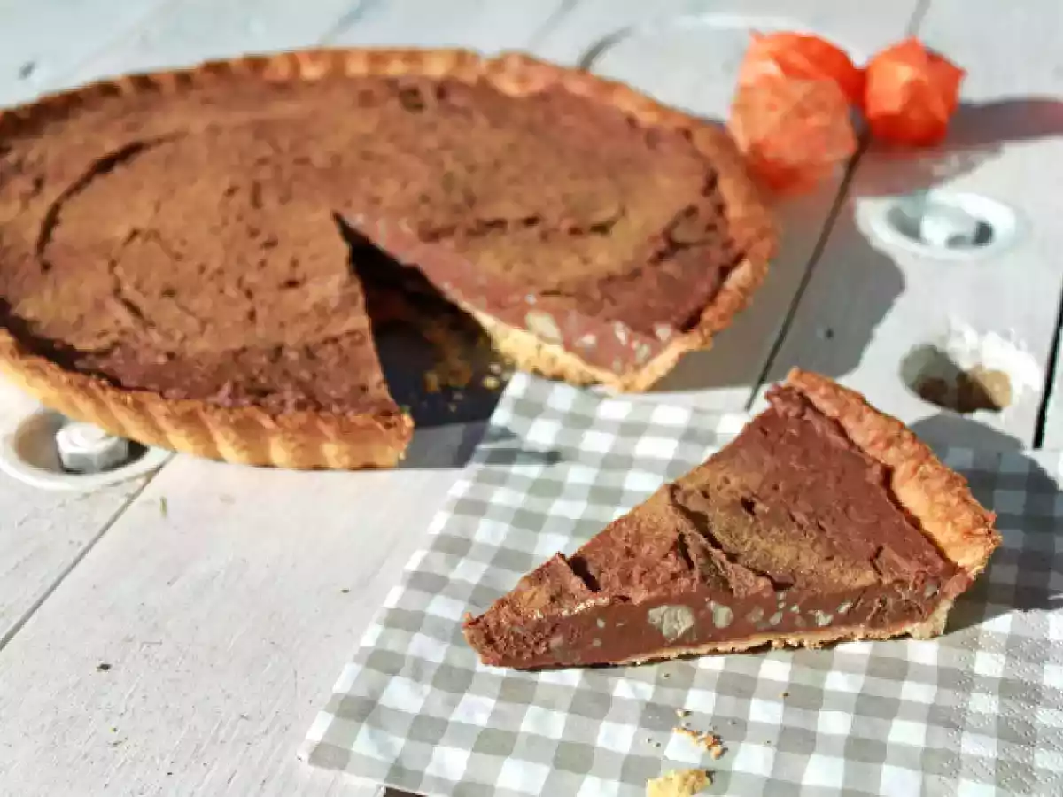 Tarte chocolat marrons