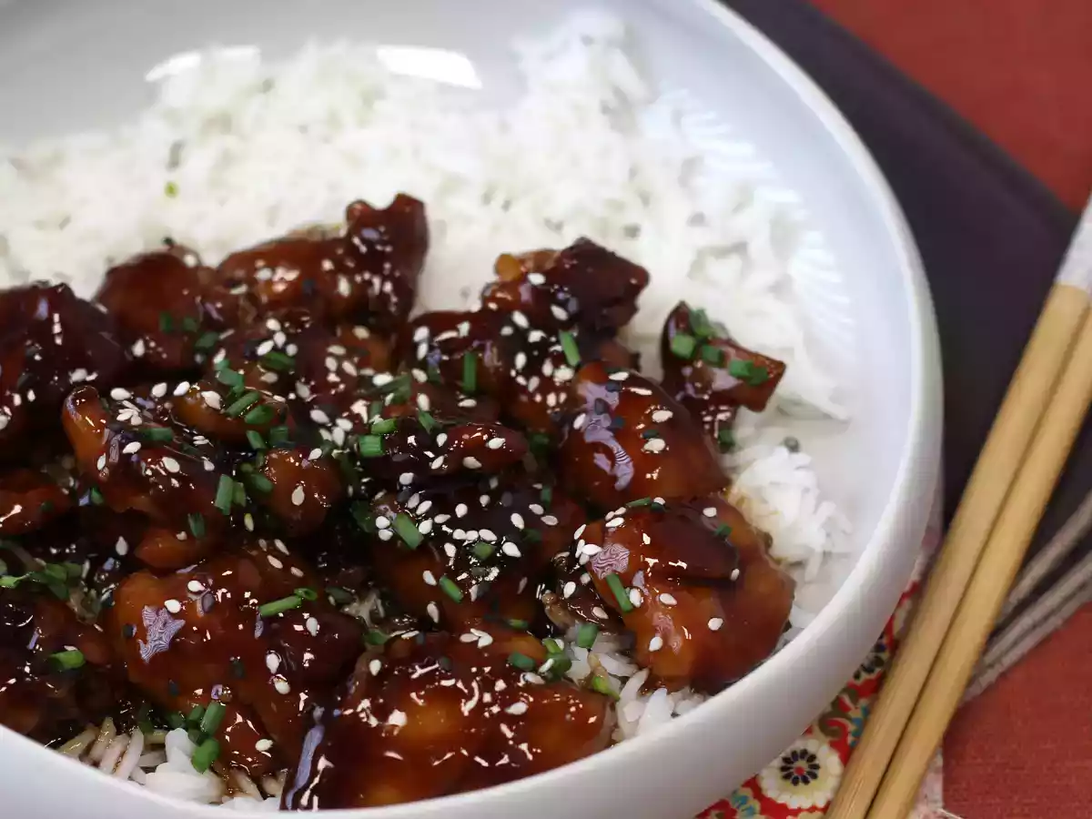 Teriyaki-Hühnchen, die süße, salzige japanische Topping-Sauce, die Sie lieben werden! - foto 4