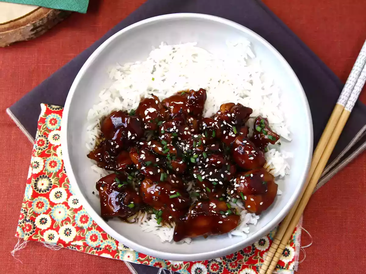 Teriyaki-Hühnchen, die süße, salzige japanische Topping-Sauce, die Sie lieben werden! - foto 6