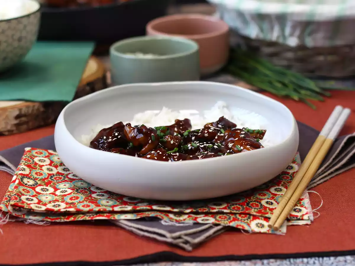 Teriyaki-Hühnchen, die süße, salzige japanische Topping-Sauce, die Sie lieben werden! - foto 7