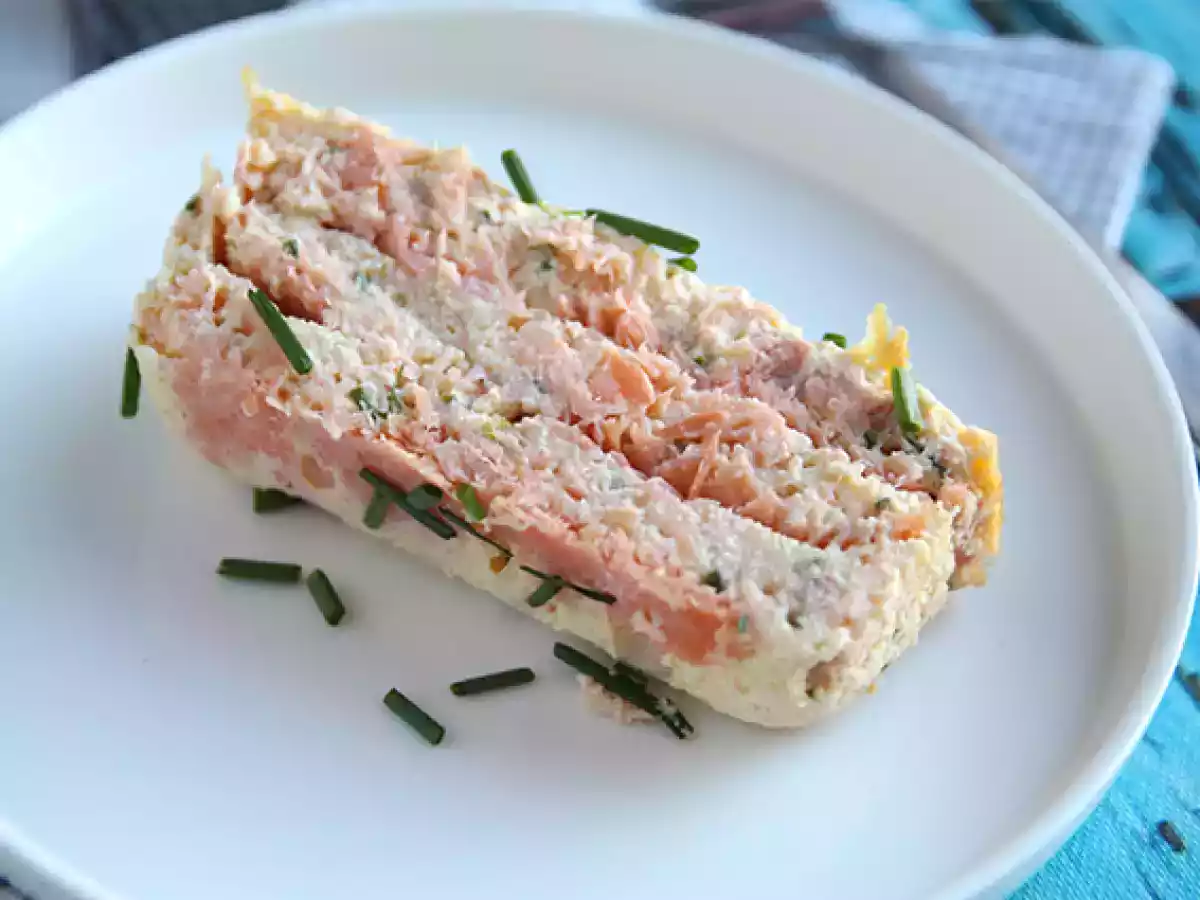 Terrine mit frischem Lachs und Räucherlachs - foto 3