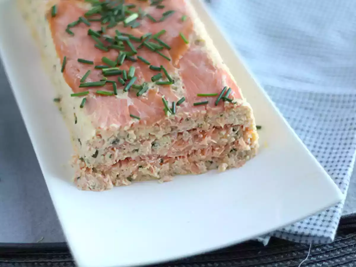 Terrine mit frischem Lachs und Räucherlachs - foto 4