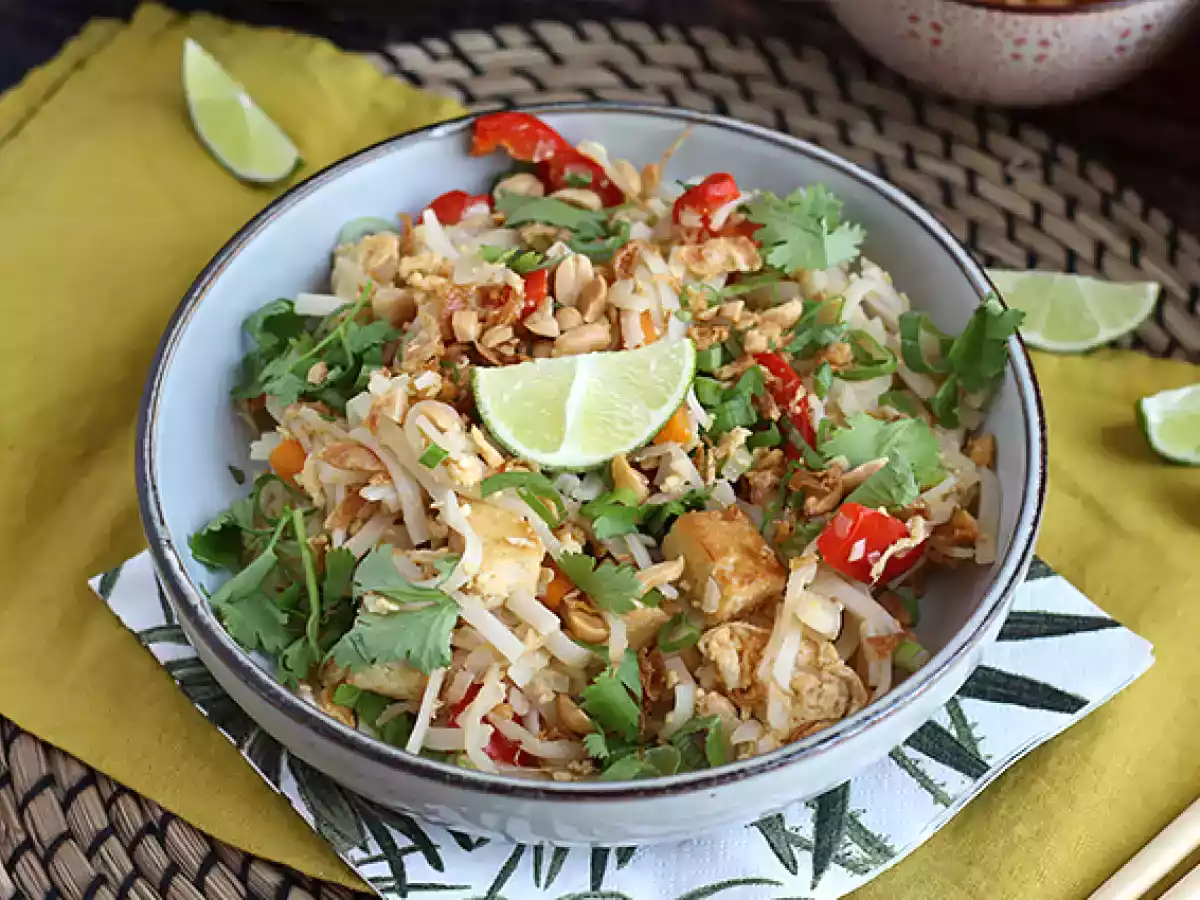 Thai-Pad mit Tofu