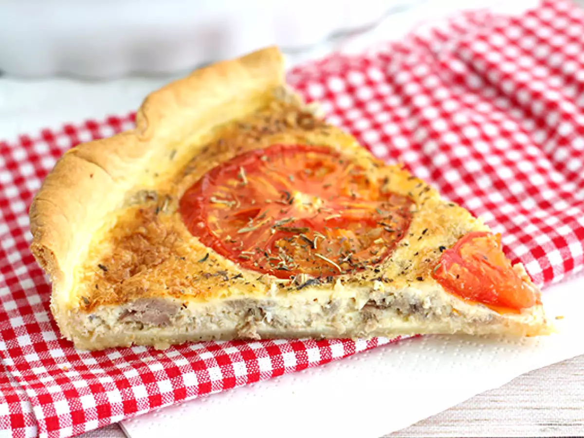 Thunfisch-Tomaten-Quiche - foto 3