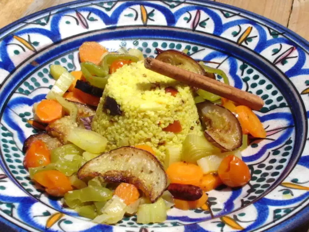 Tierfreitag: Gewürzhirse mit Sommergemüse