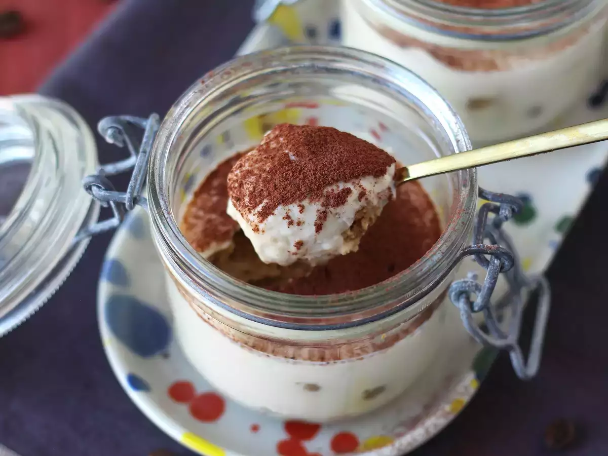 Tiramisu mit Seidentofu – ohne Mascarpone und ohne Eier - foto 4